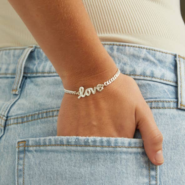 Foxy Originals - FYS Love Bracelet: Silver