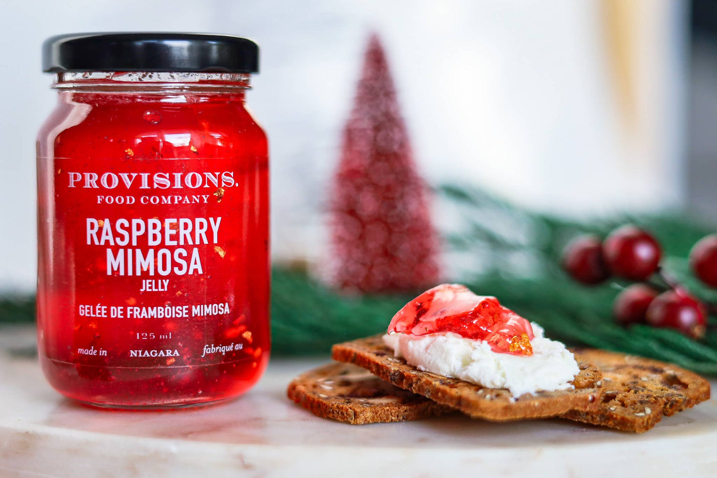 Provisions Food Company - Raspberry Mimosa Jelly: 125mL