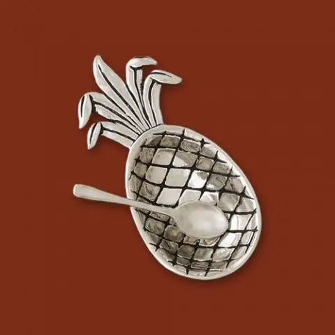 Basic Spirit - Pineapple salt cellar with spoon