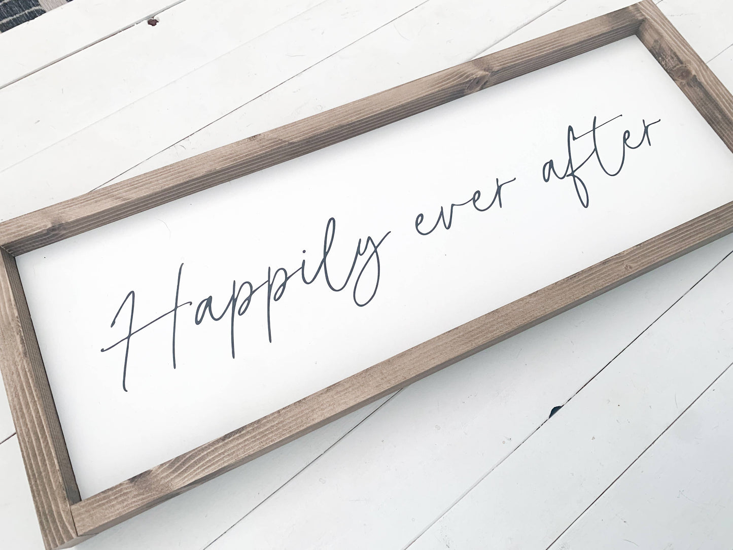 Ashwood Designs - Happily ever after: Dark Walnut