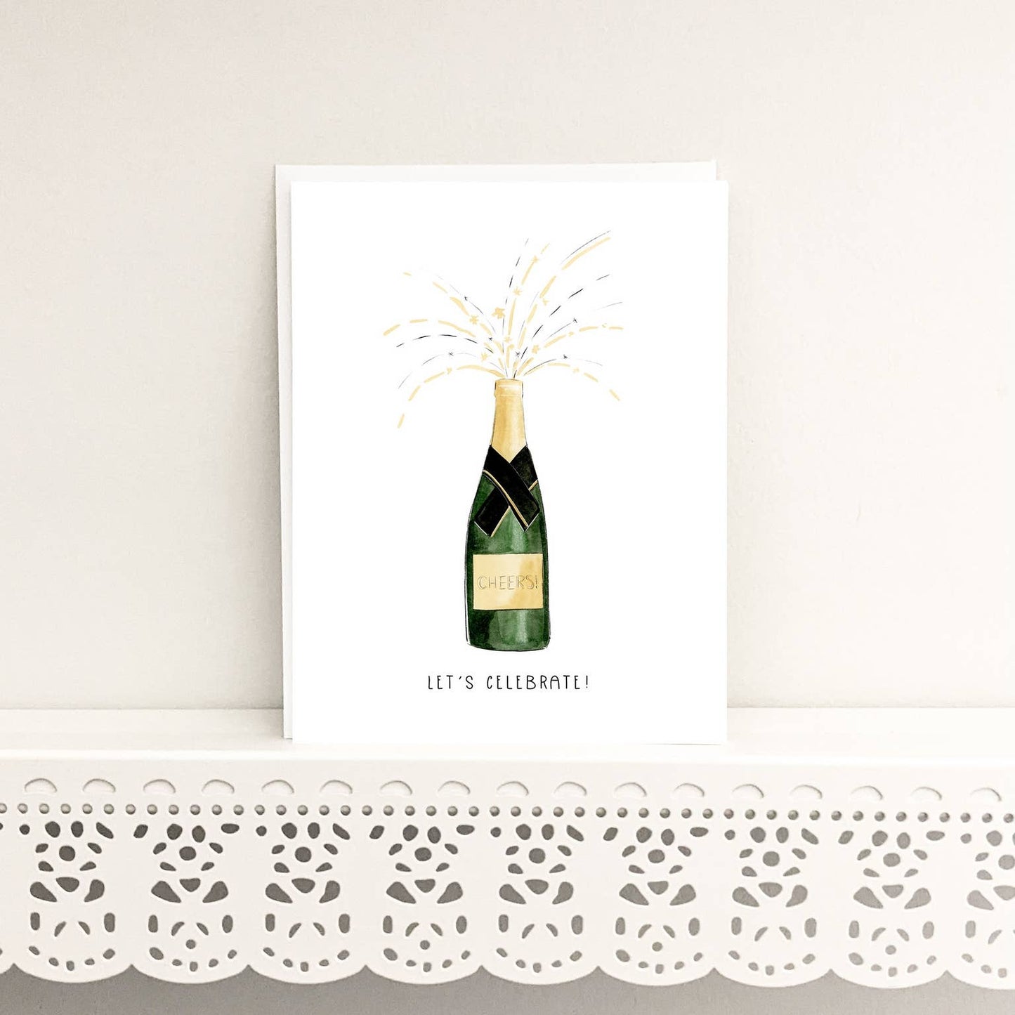 Almeida Illustrations - Let's Celebrate! - Congratulations Greeting Card: