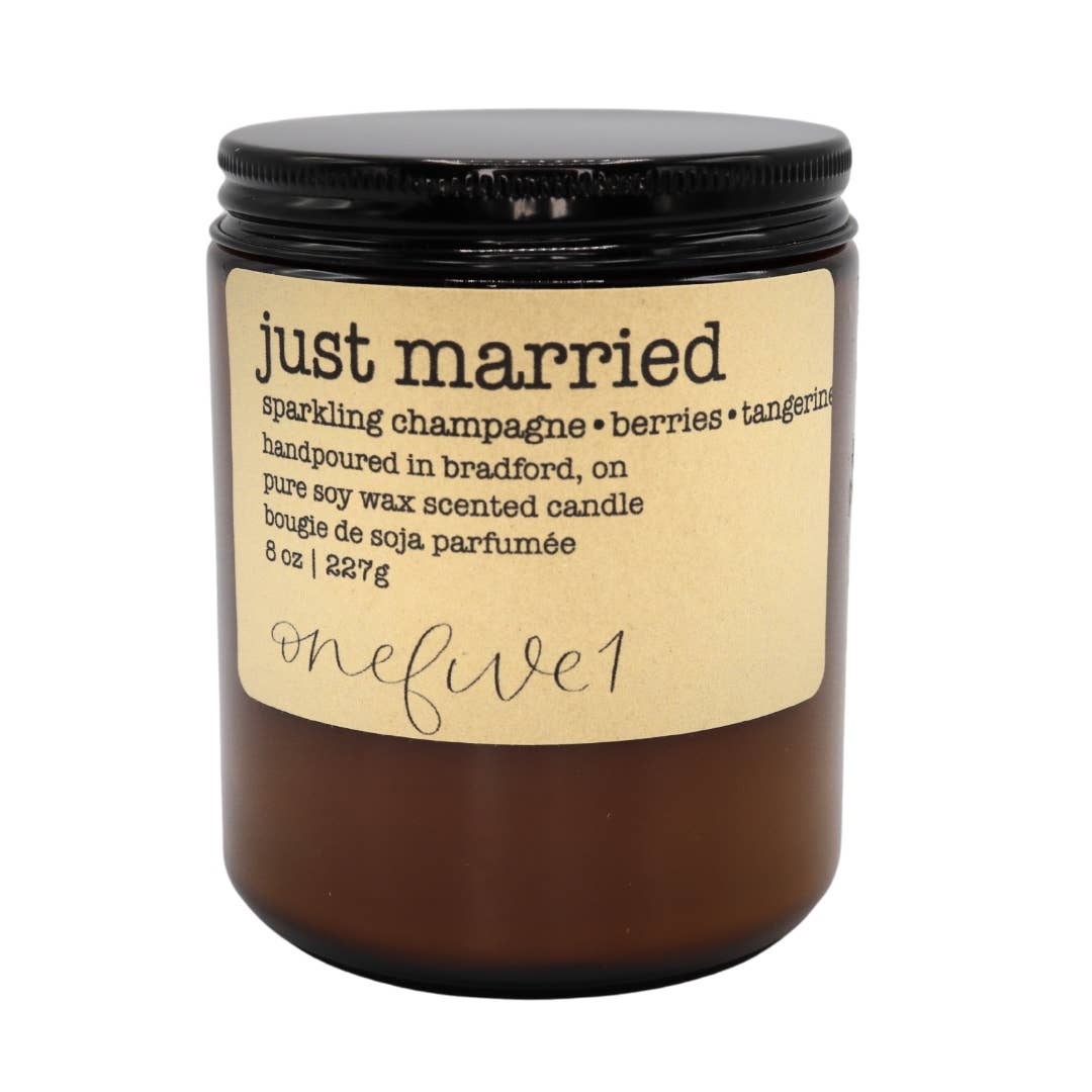 onefive1 - Just married- soy wax candle MILESTONE MOMENTS