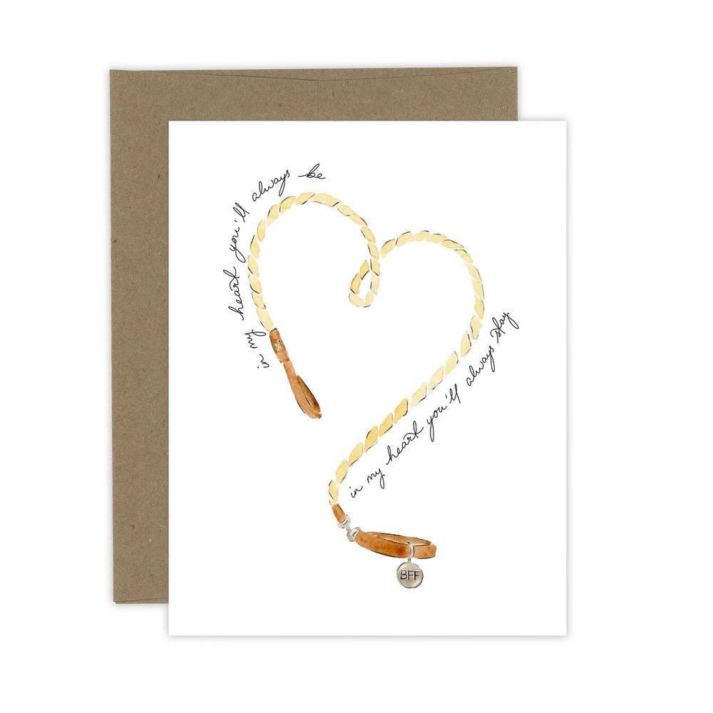 Almeida Illustrations - Rainbow Pet Loss Sympathy Card: White