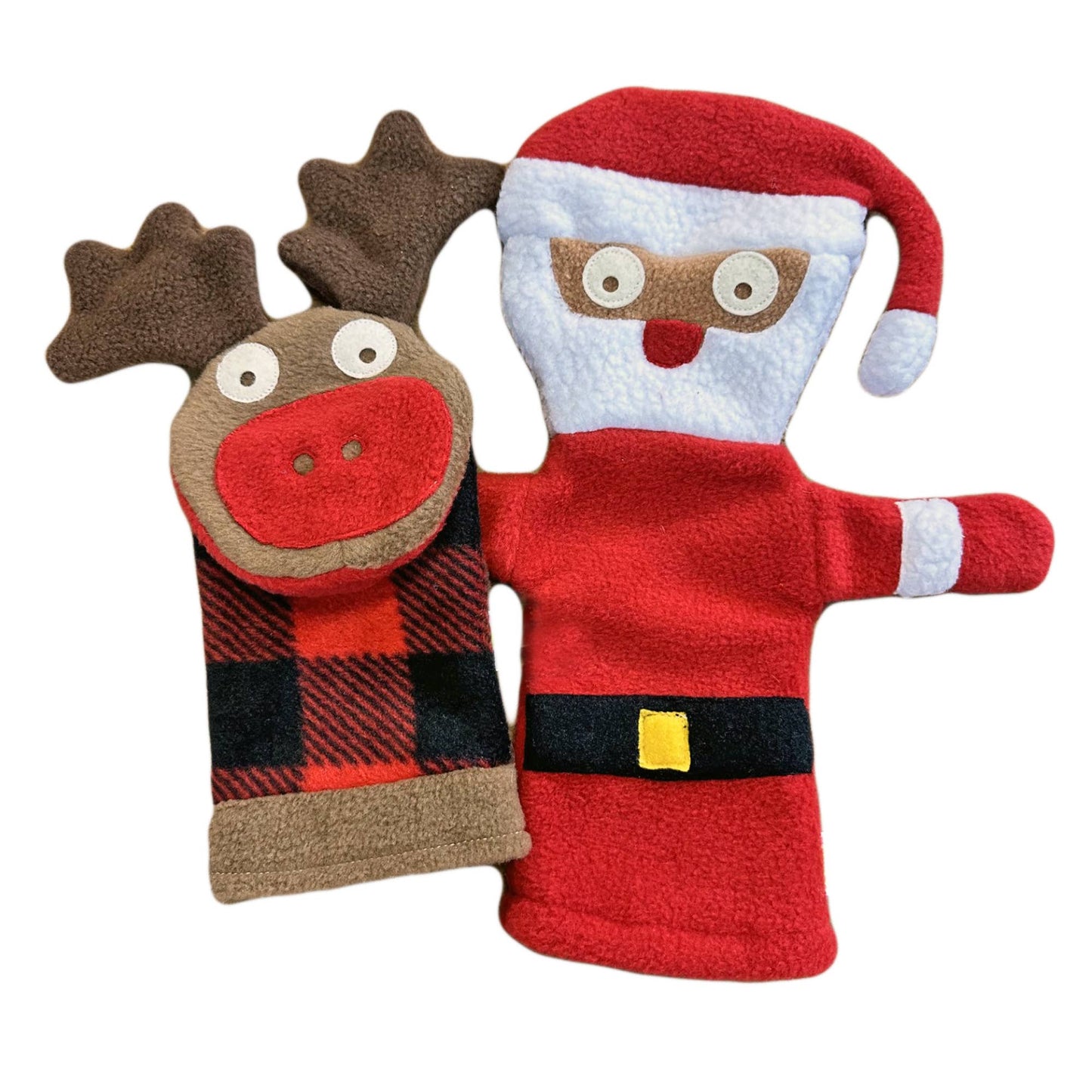 Cate and Levi - Santa Softy Puppet: 12 inch height (30.5 cm)
