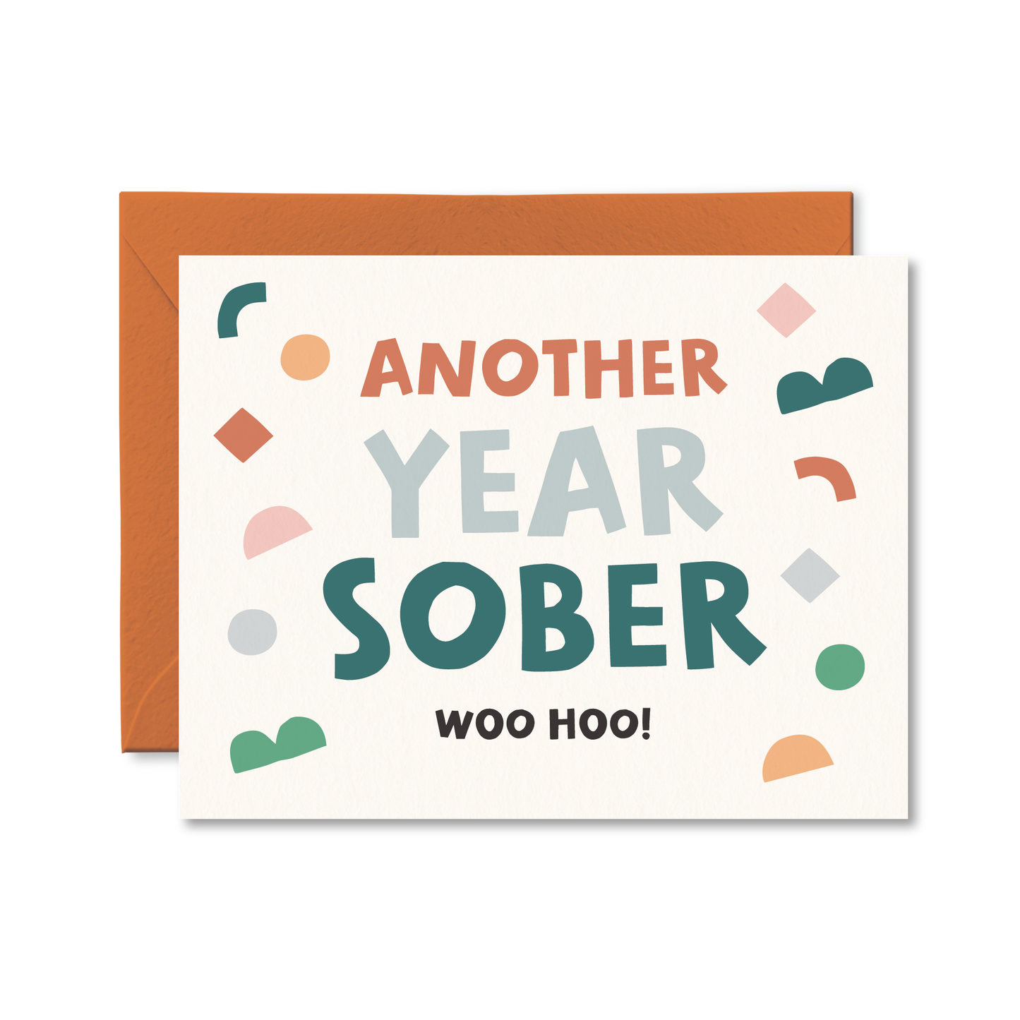 Pretty by Her - Another Year Sober Card Sobriety Congrats Card