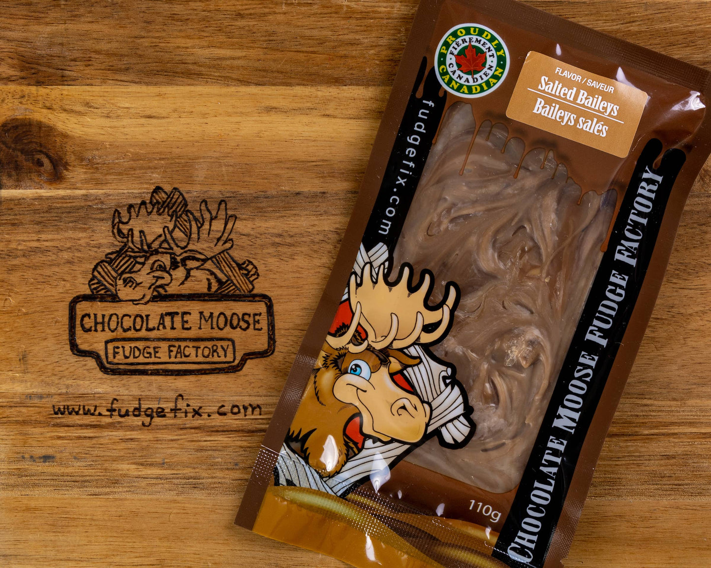 Chocolate Moose Fudge Factory - Fudge - Salted Baileys 110g
