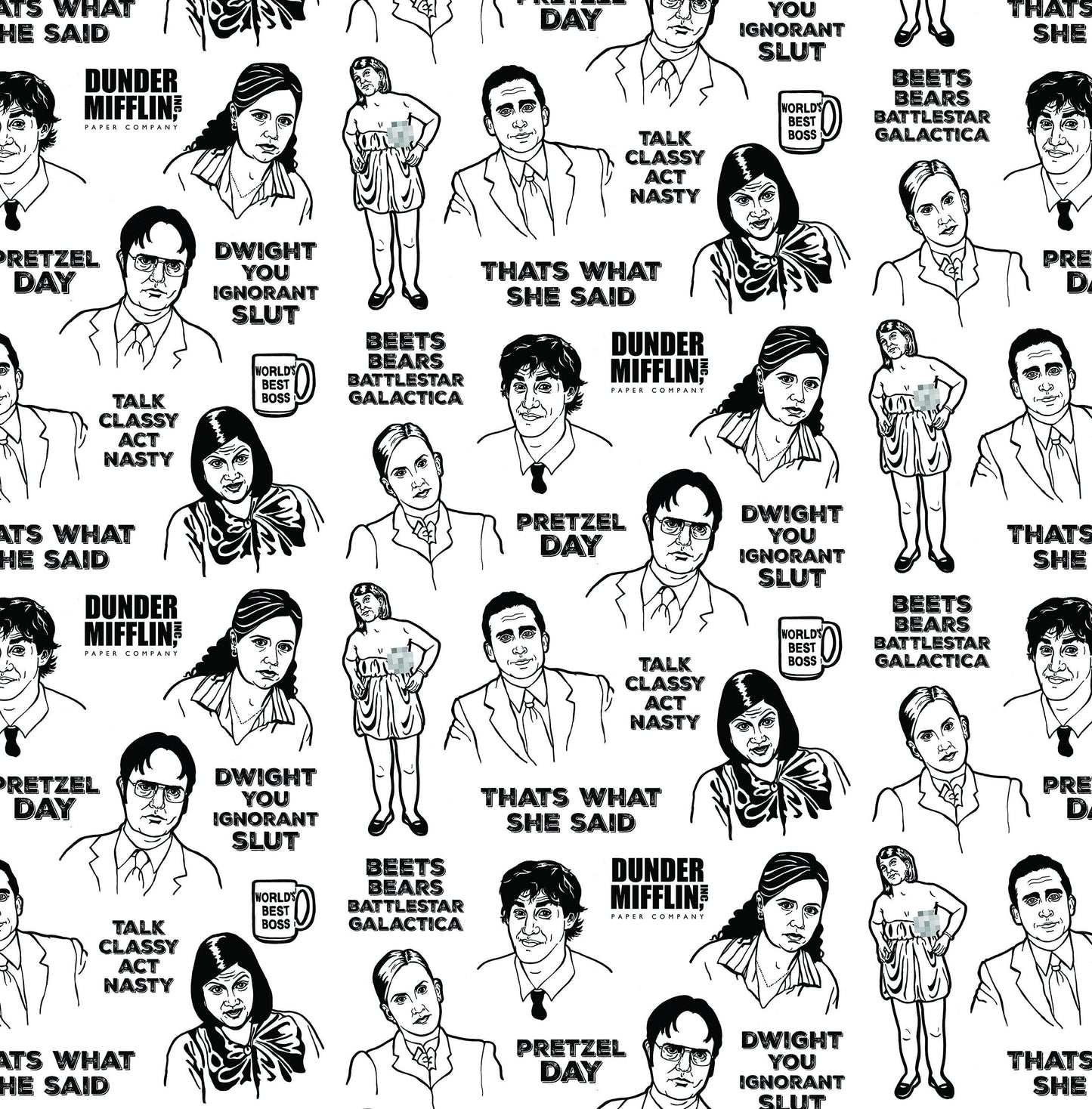 The Office Gift Wrap 24"x36" Sheet