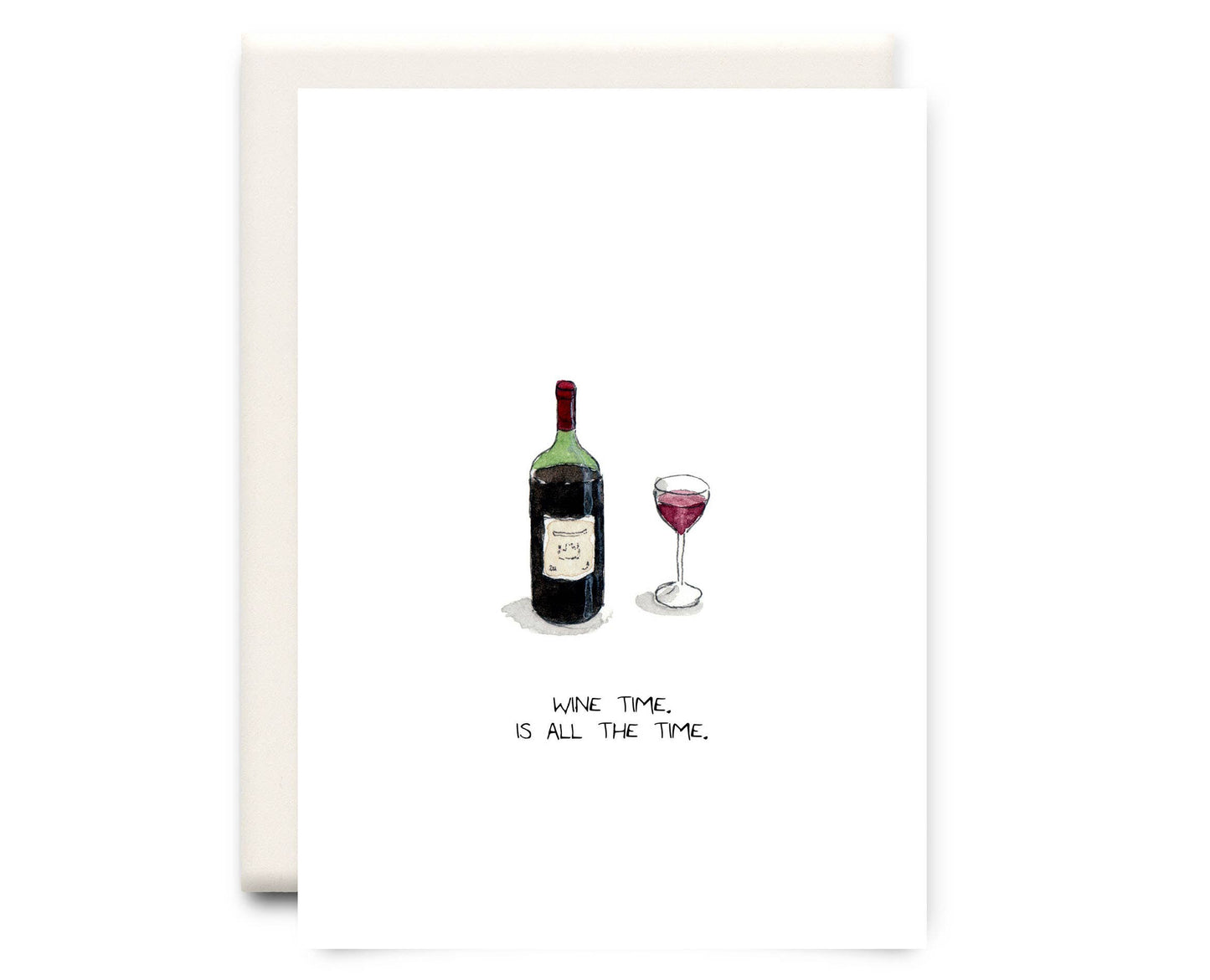 Inkwell Cards - Wine Time - Everyday Greeting Card