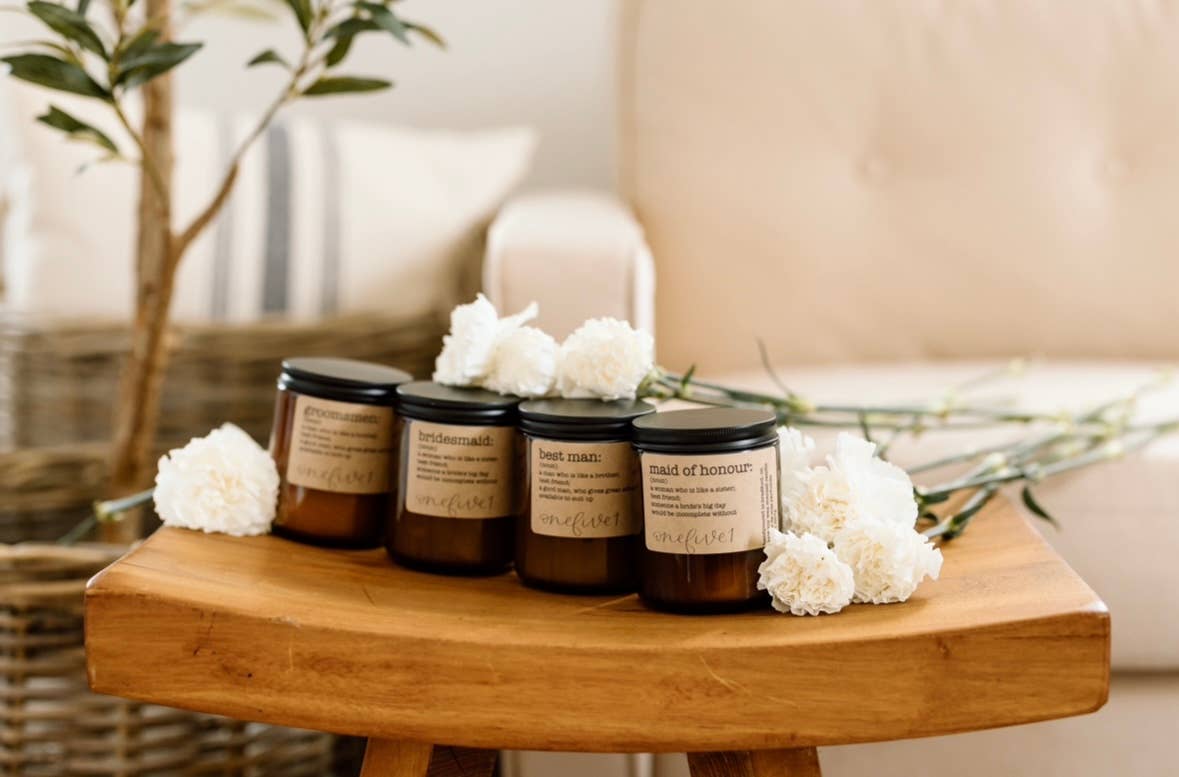 onefive1 - Bridesmaid definition soy candle