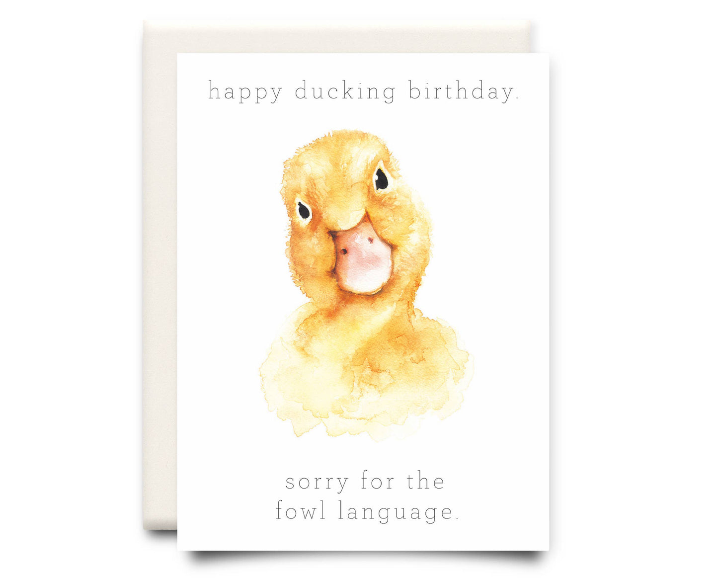Inkwell Cards - Fowl Language | Birthday Greeting Card