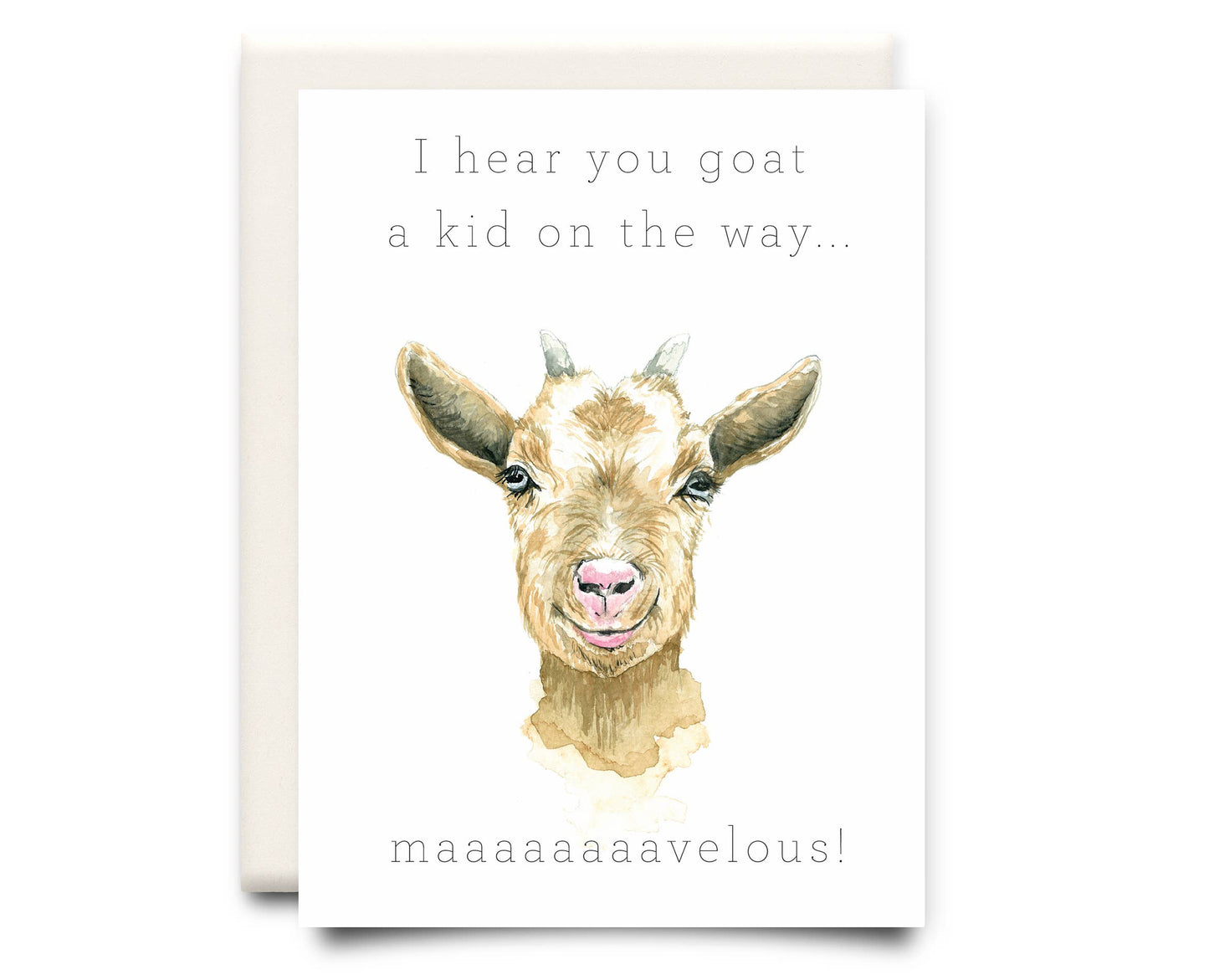 Inkwell Cards - Kid on the Way | New Baby Greeting Card