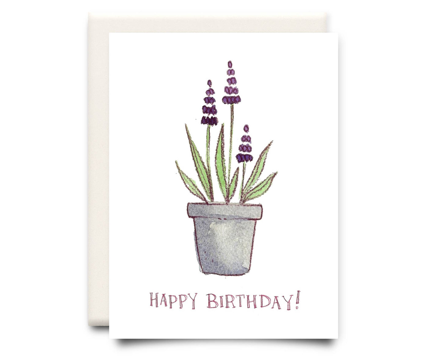 Inkwell Cards - Lavender Birthday | Greeting Card