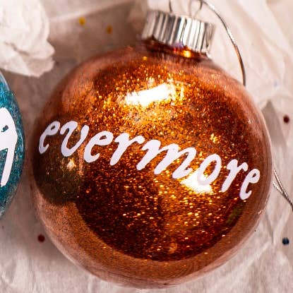 brattyropes - Taylor Swift Christmas Ornament | Glitter Ornaments | Eras: Lover