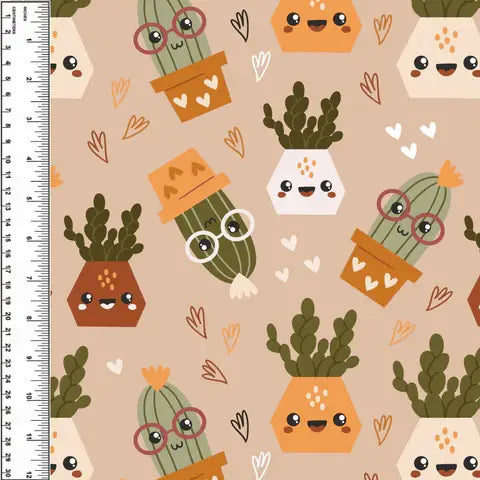 Busy Little Stitches - Succulent Toss Toddler Blanket