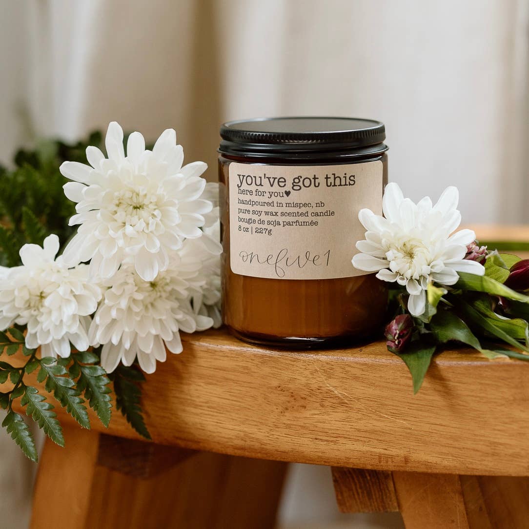 onefive1 - You've got this soy wax candle