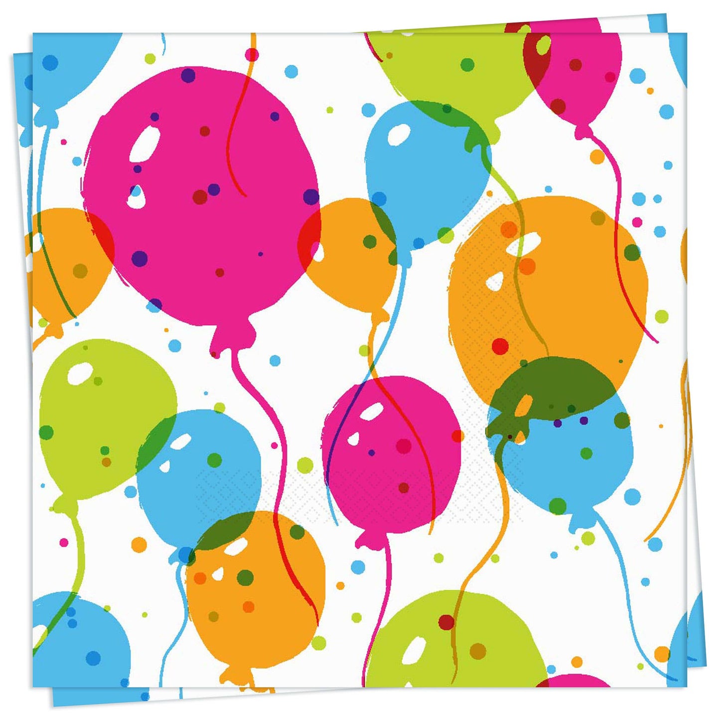 Twilight Collection - Splash Balloons Cocktail Napkin