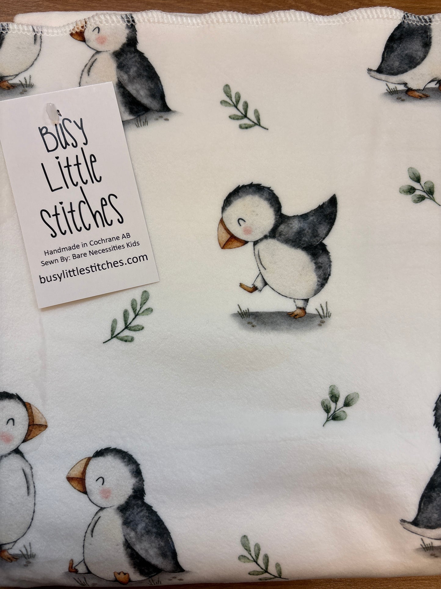 Busy Little Stitches- Puffin Smiles