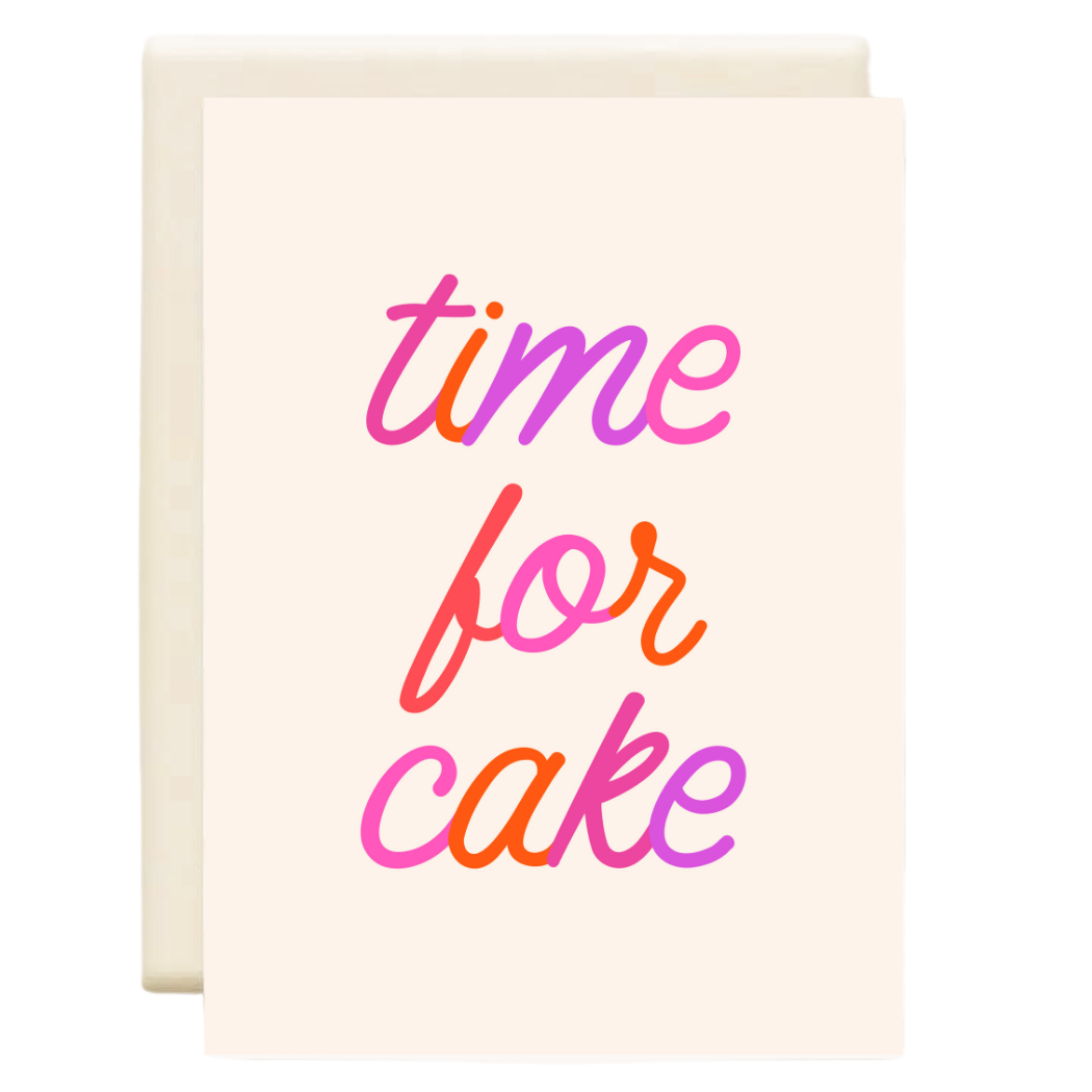 Inkwell Cards - Time for Cake | Birthday Greeting Card