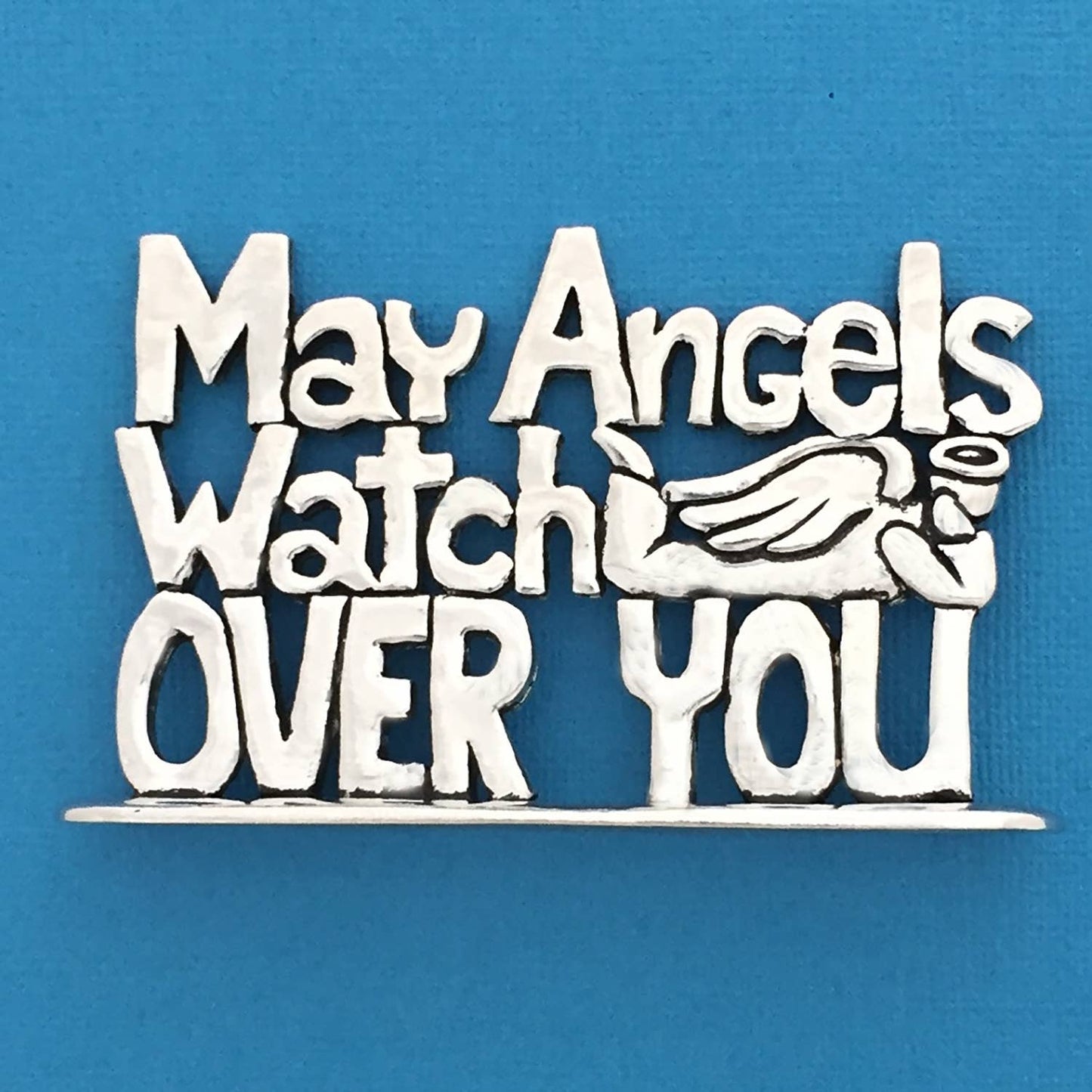 Basic Spirit - May Angels Small Standing Word Plaque (Boxed)