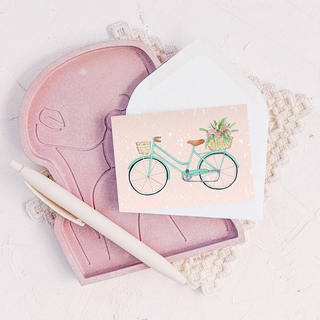 Almeida Illustrations - Mini Card - Bicyclette - Everyday Enclosure Card