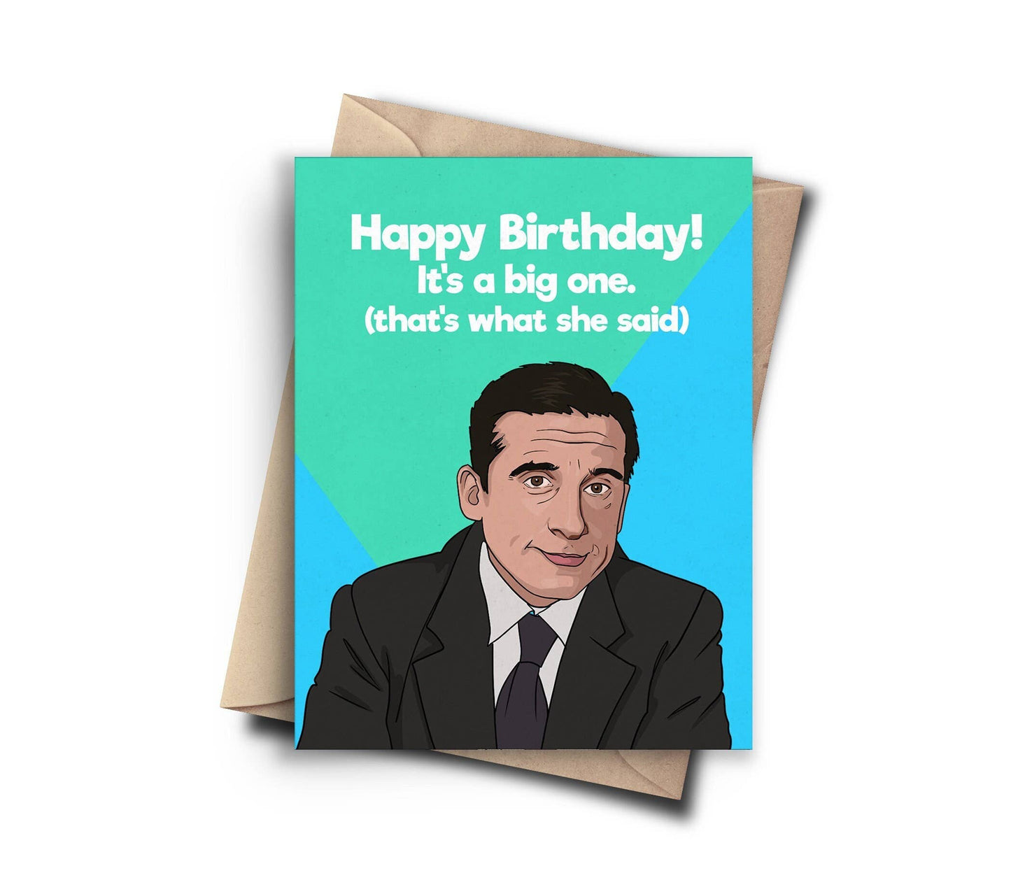 Pop Cult Paper - Funny Birthday Card - The Office Birthday Card for Best Friend