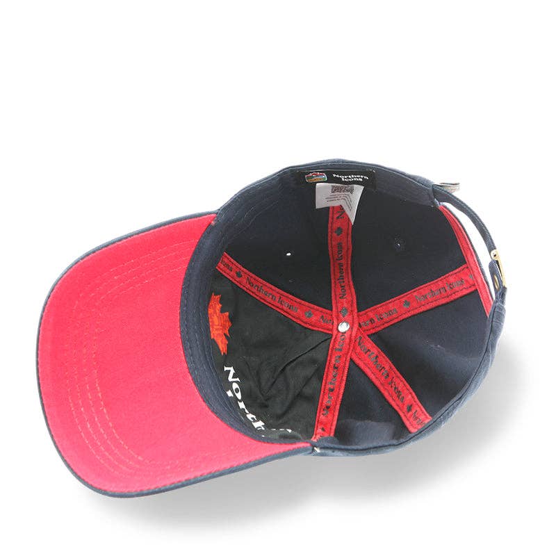 Northern Icons Canada - Canada Assorted Embroidery Badge Cap: Cherry
