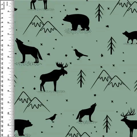 Busy Little Stitches - Wild Mountain Sage Toddler Blanket