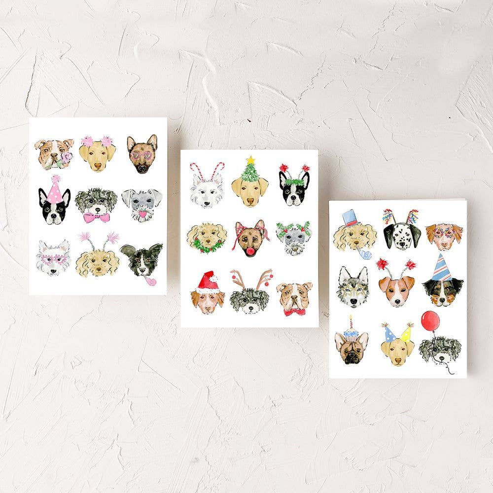 Almeida Illustrations - Birthday Dogs Card