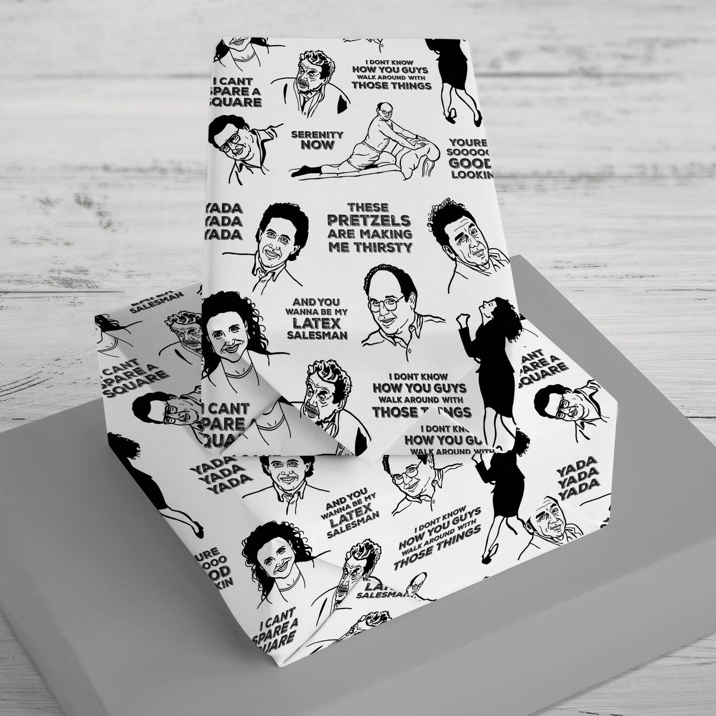 Seinfeld Gift Wrap 24"x36" Sheet