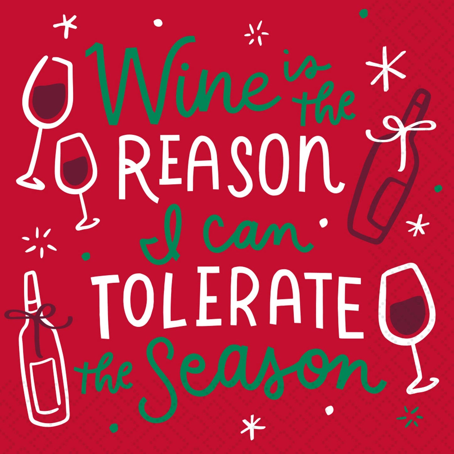 Twilight Collection - Tolerate The Season Cocktail Napkin