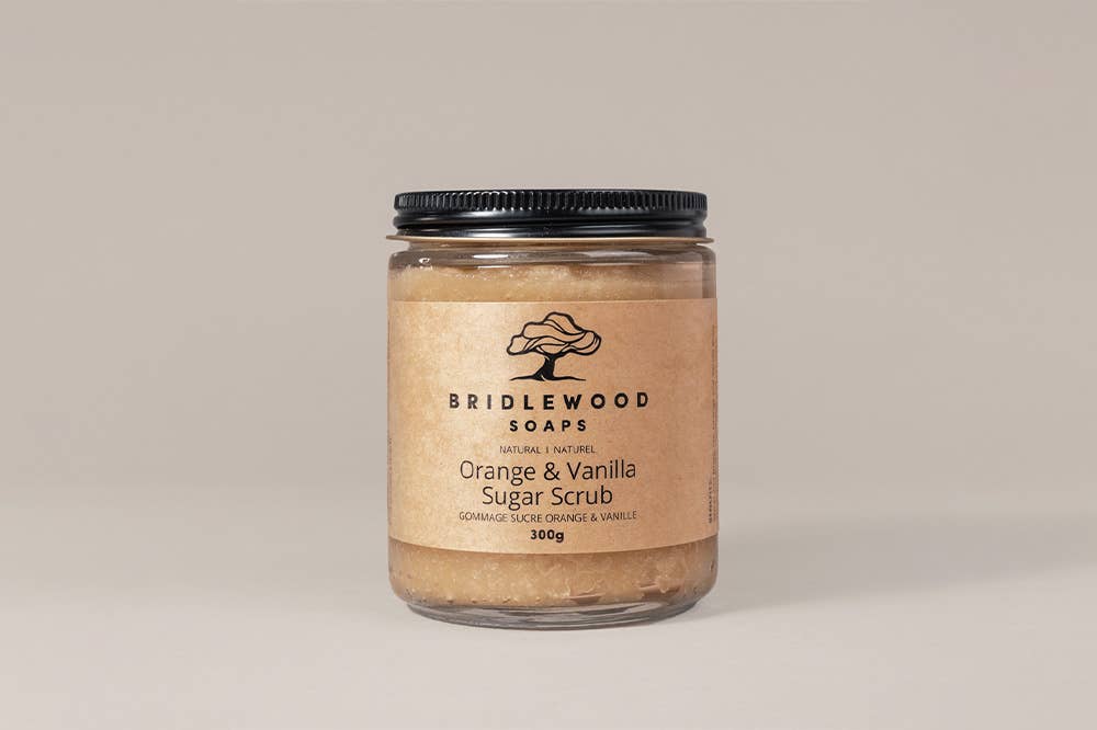 Bridlewood Soaps - Orange & Vanilla Body Scrub - Sugar