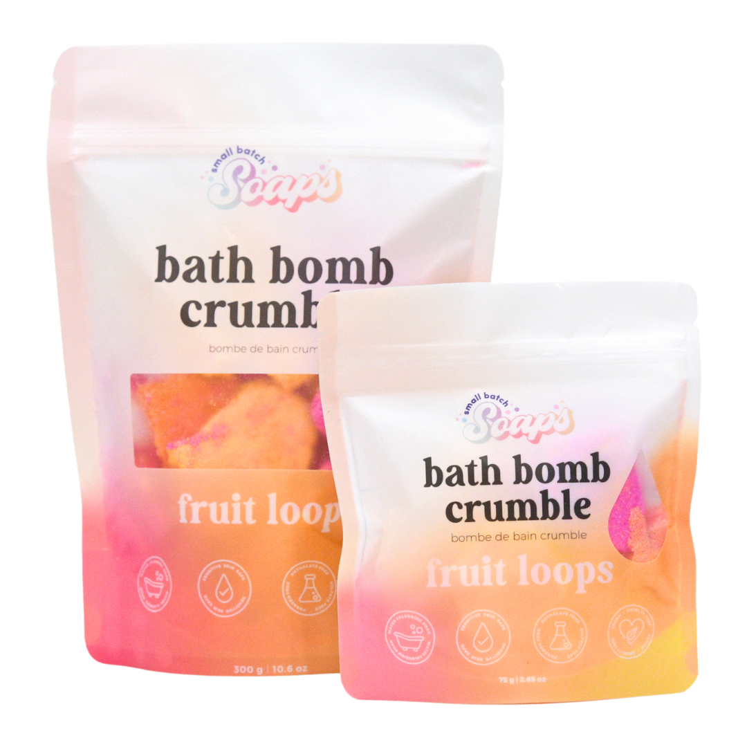Small Batch Soaps - Fruit Loops Bath Bomb Crumble