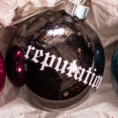 brattyropes - Taylor Swift Christmas Ornament | Glitter Ornaments | Eras: Speak Now