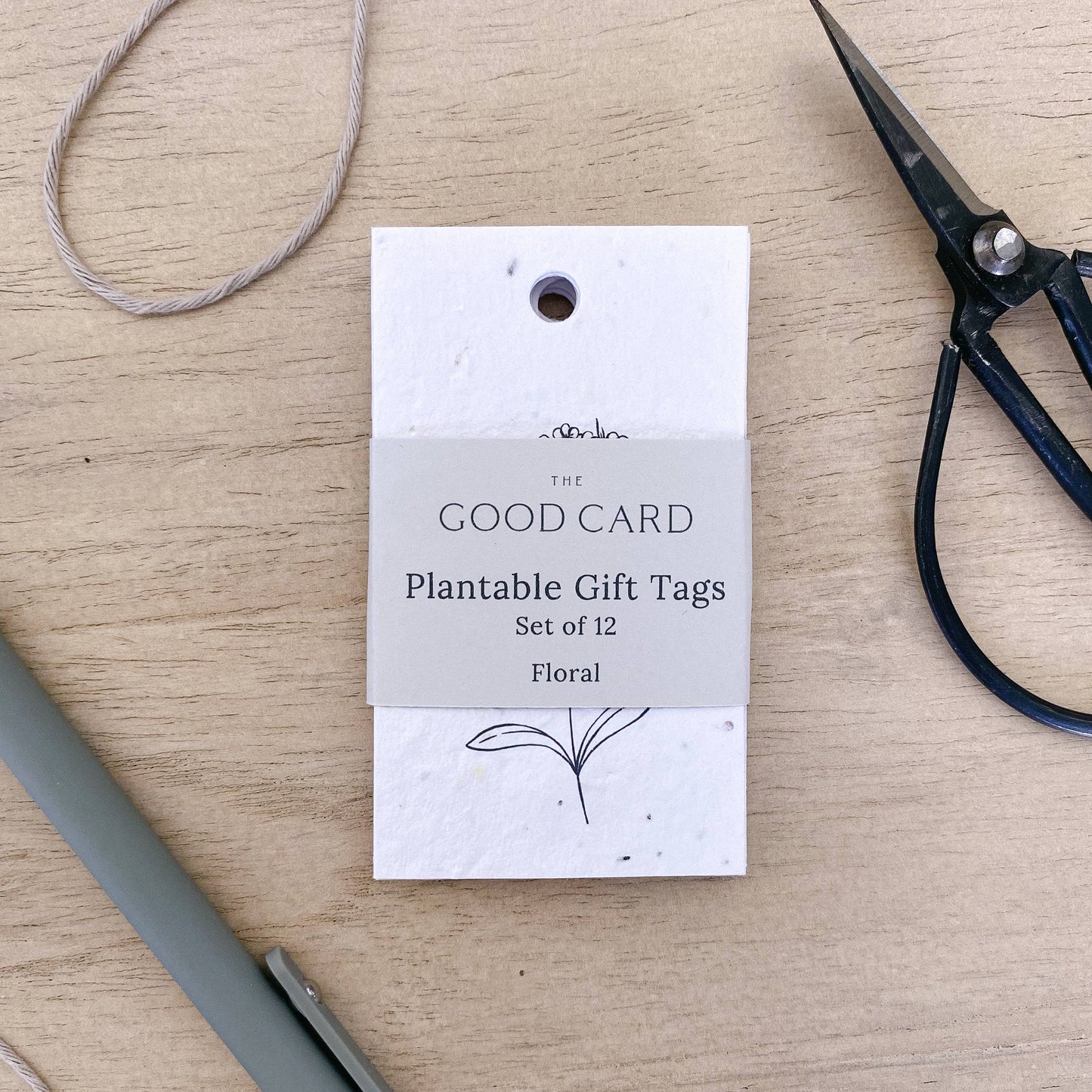 The Good Card - Plantable Gift Tags - Sketched Florals