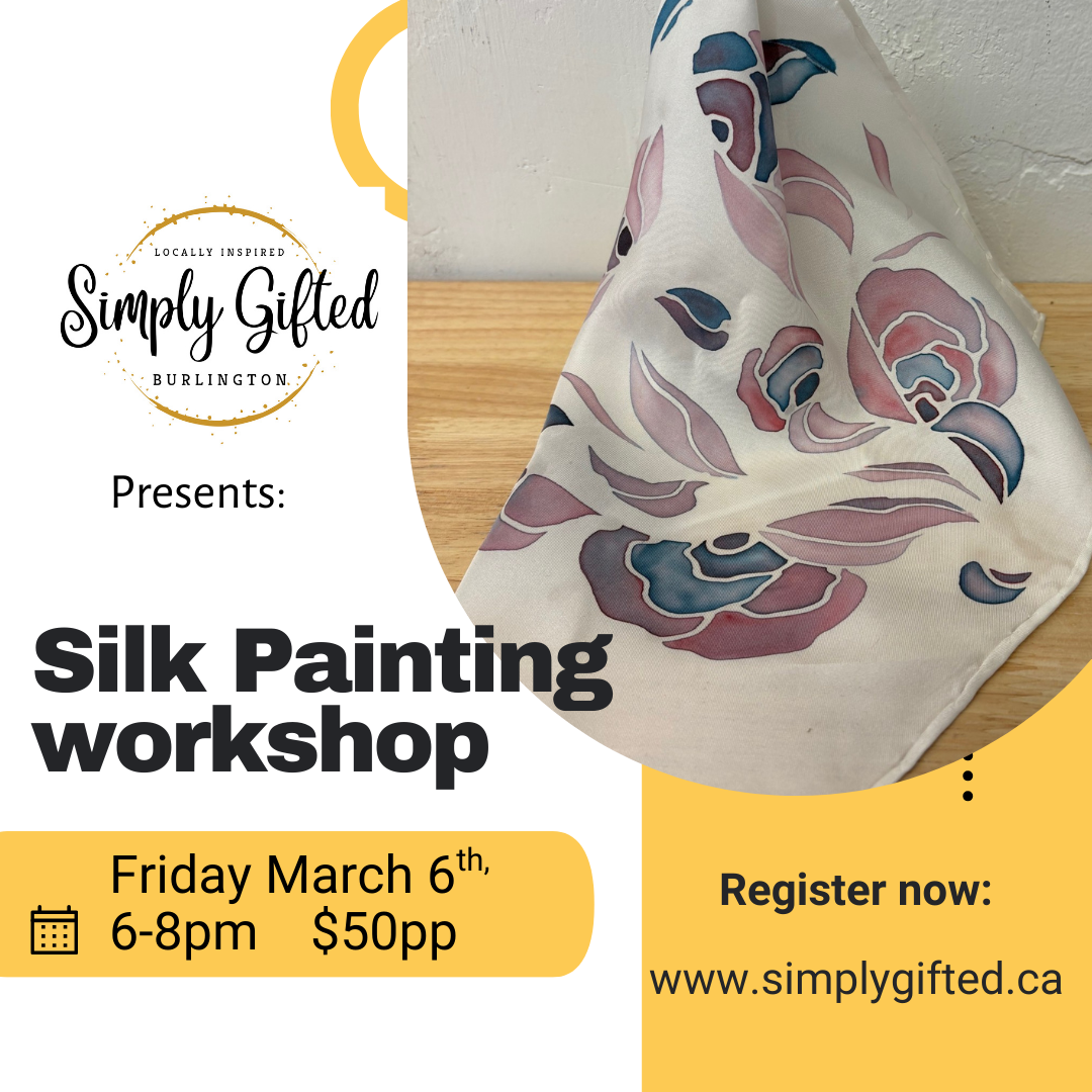 NEW - Silk Painting Workshop - March 6