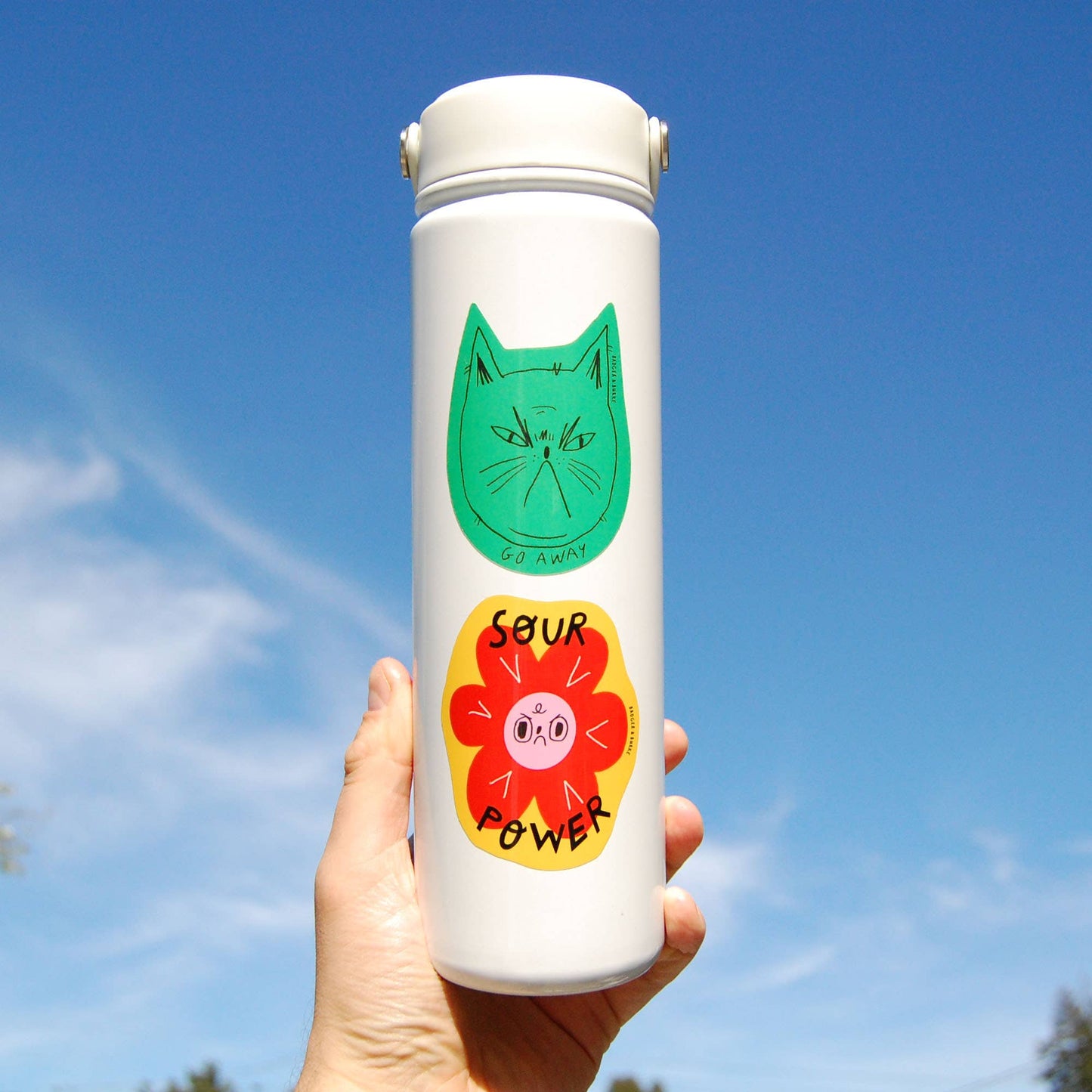 Badger & Burke - Snitty Kitty "Go Away" Sticker