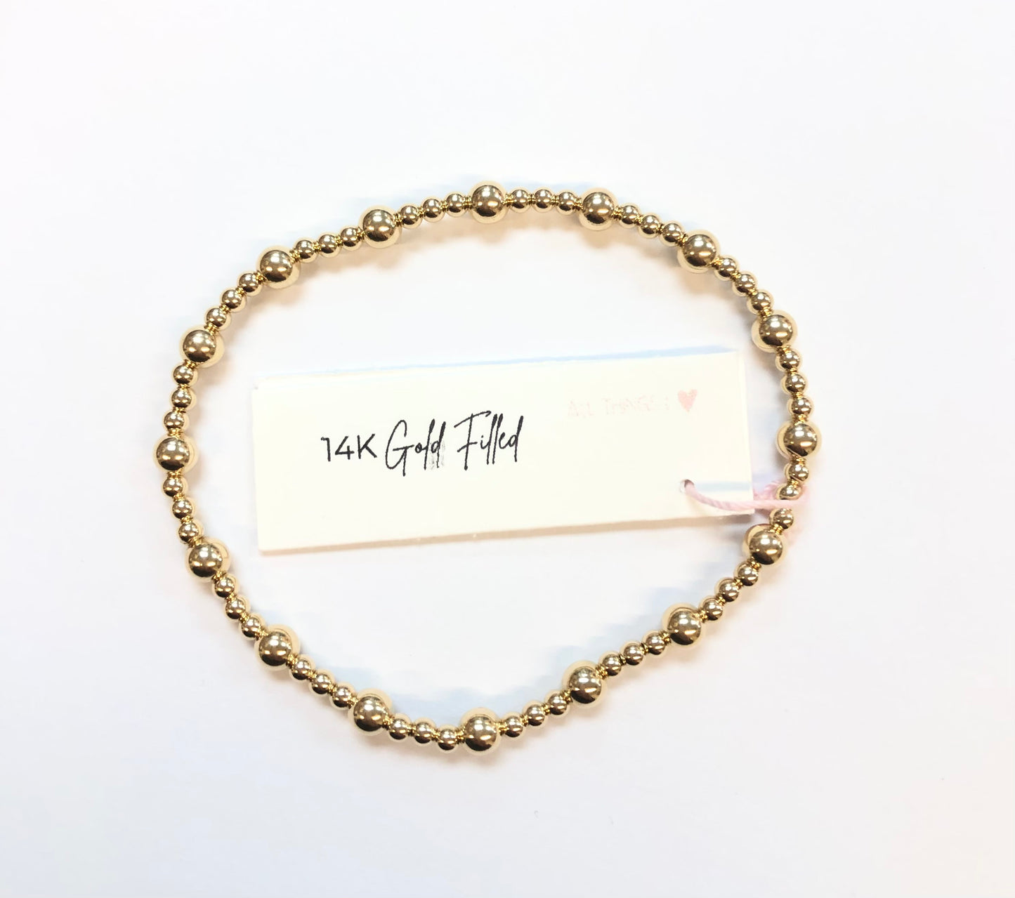 All Things I <3 - Gold stacker bracelet