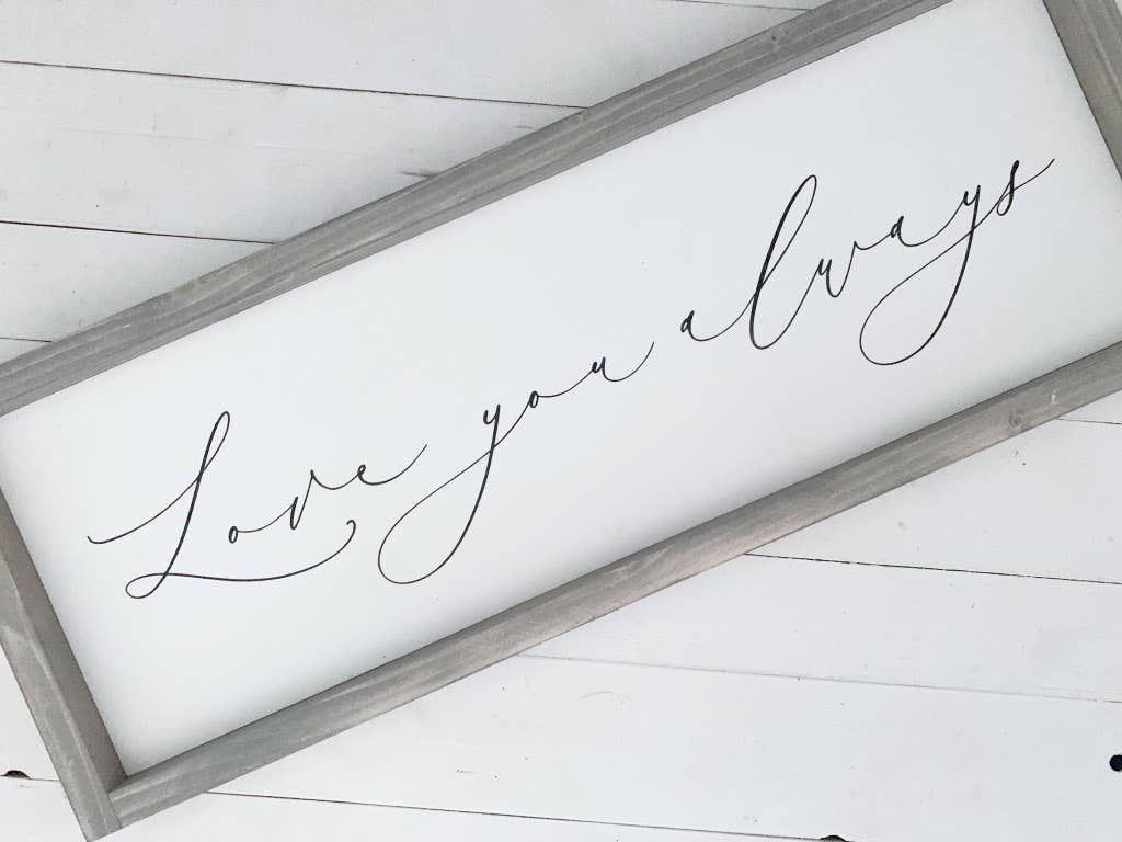 Ashwood Designs - Love you always: Dark Walnut