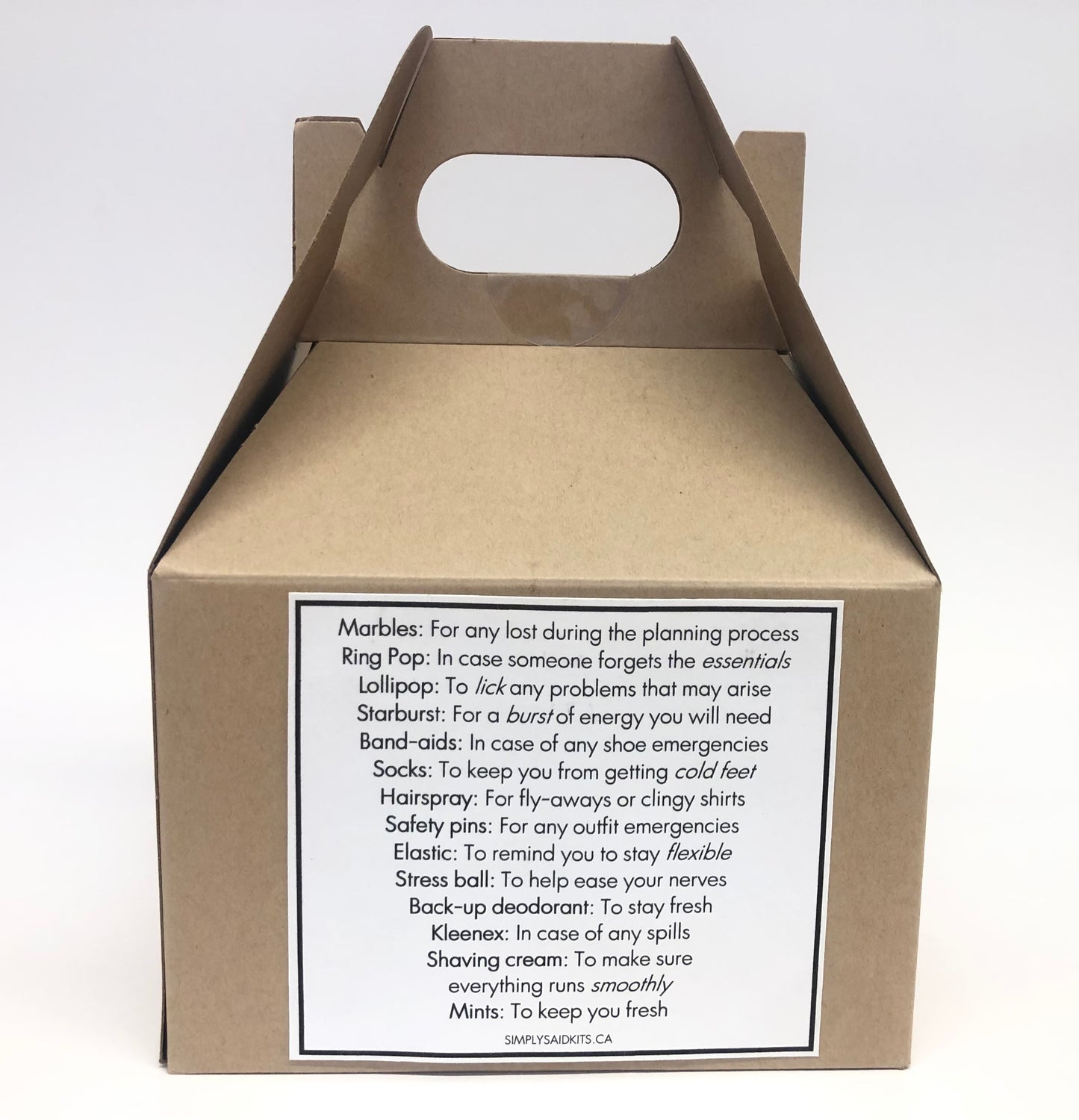 Simply Gifted - Wedding Day Survival Kit