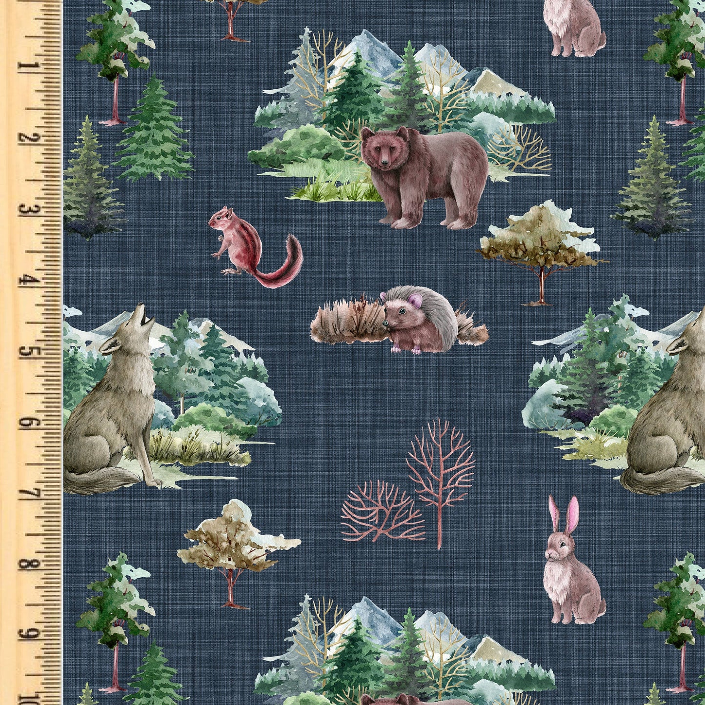Busy Little Stitches - Wild Forest Toddler Blanket
