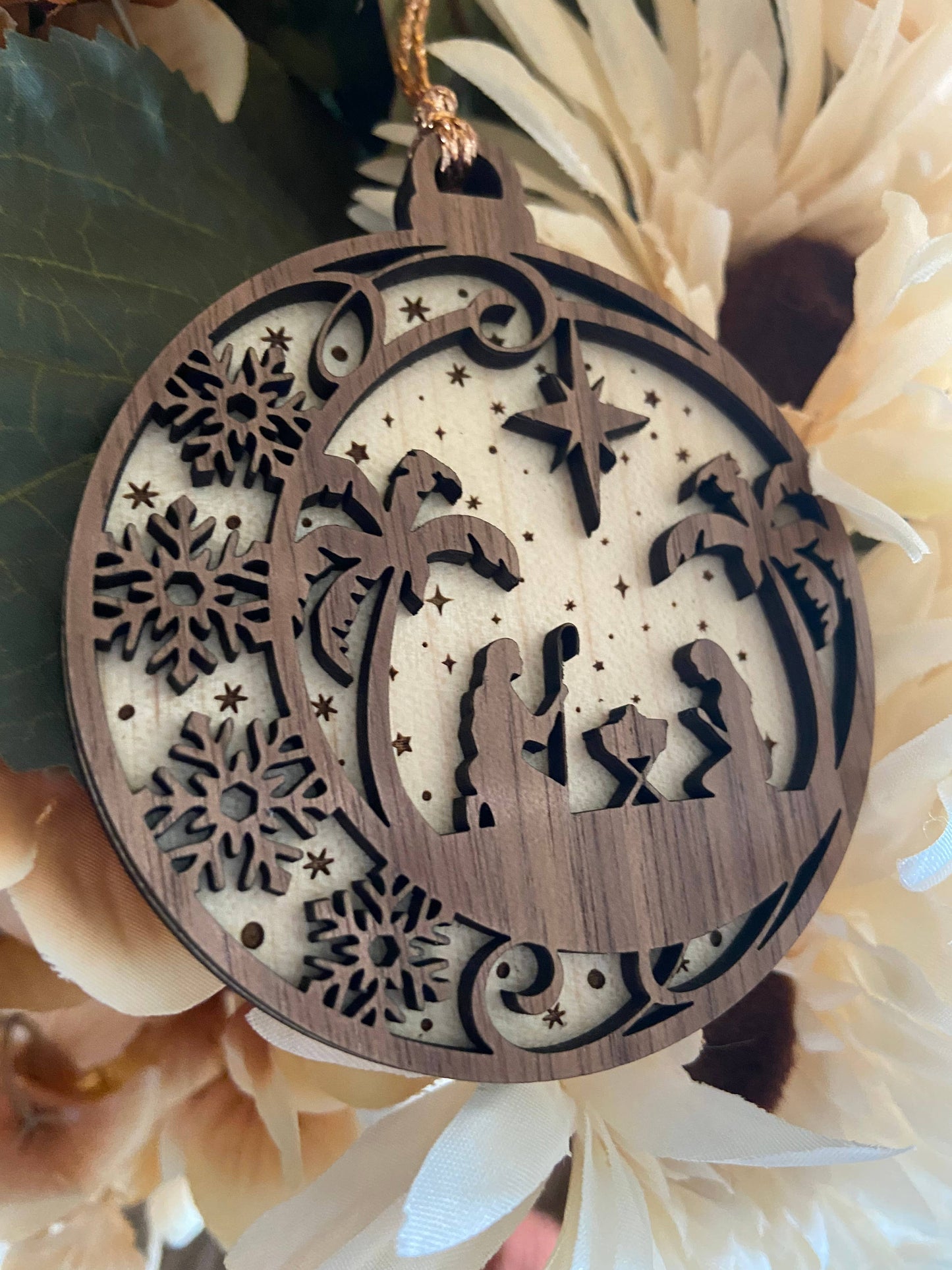 Chickadee Creations - Nativity Ornament