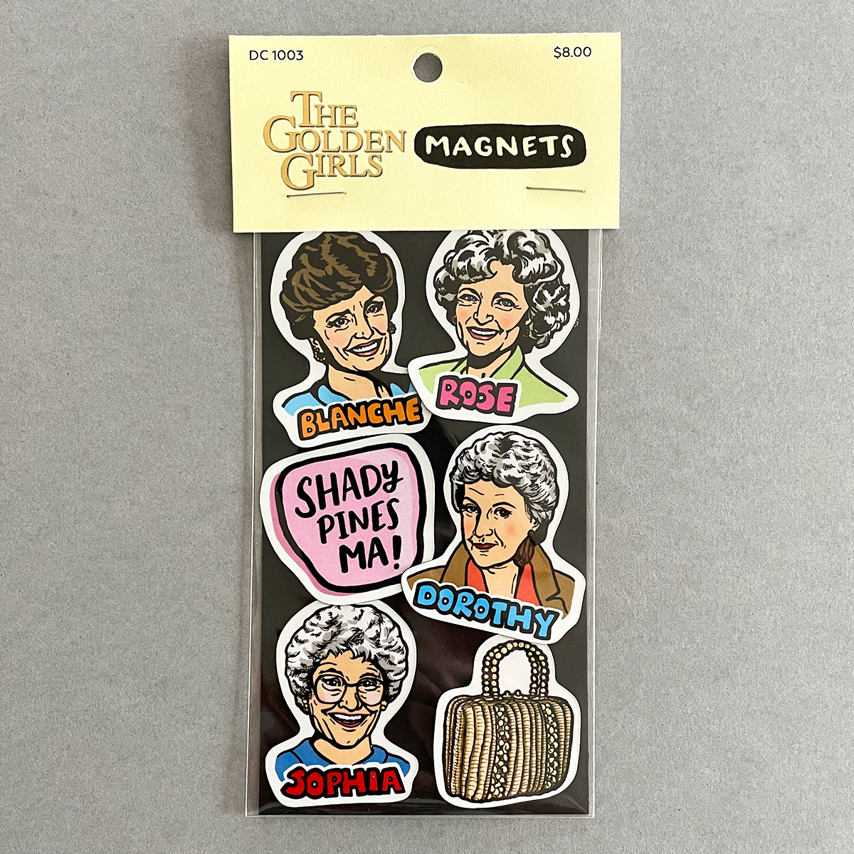 Design Corner - Golden Girls Die Cut Magnets 6 Pack