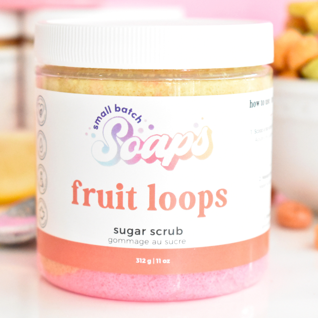 Small Batch Soaps - Fruit Loops Sugar Scrub