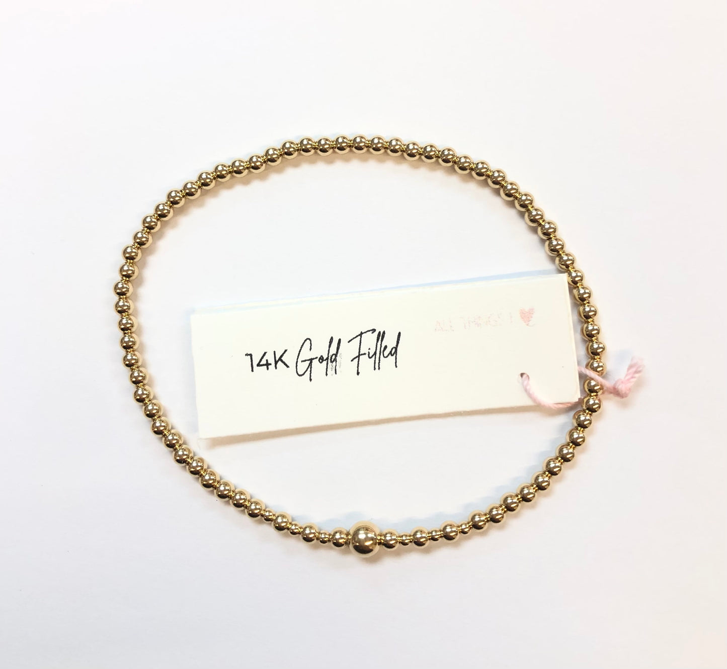 All Things I <3 - Gold stacker bracelet