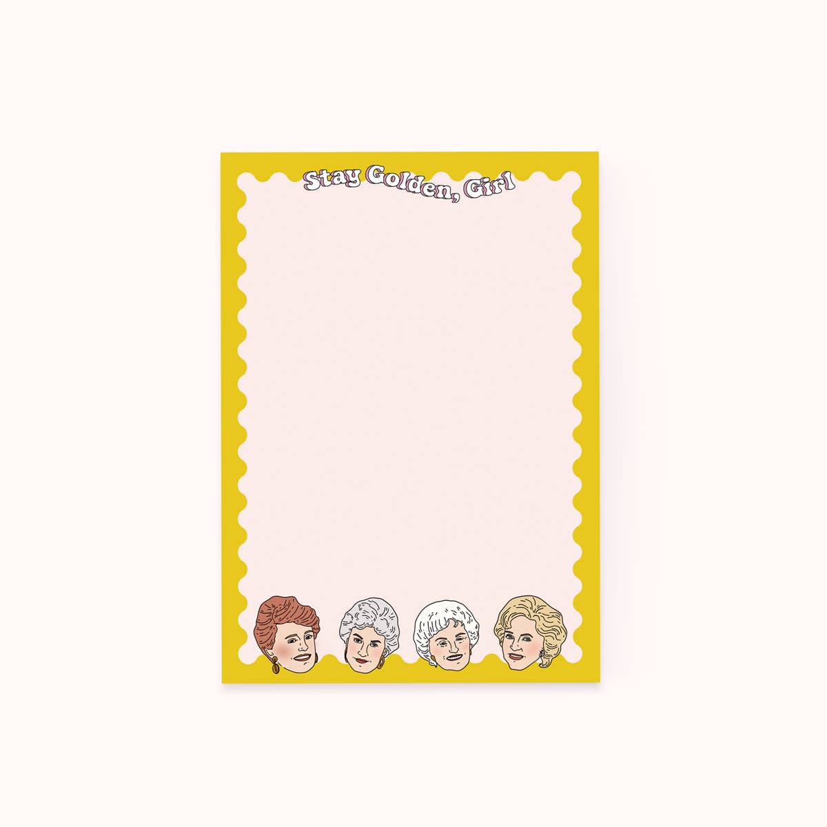 Party Mountain Paper co. - Stay Golden Girl Notepad