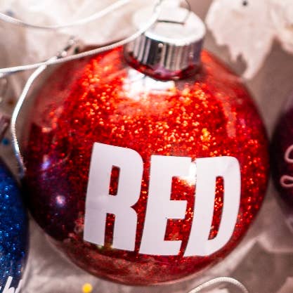 brattyropes - Taylor Swift Christmas Ornament | Glitter Ornaments | Eras: Speak Now