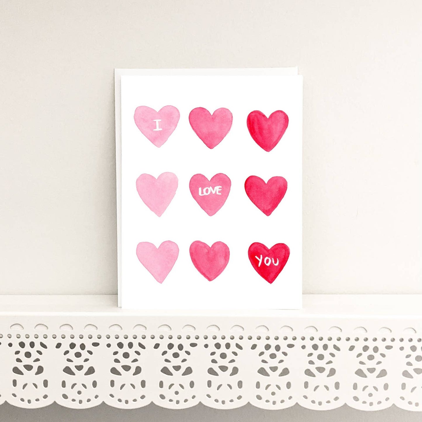 Almeida Illustrations - Love you Greeting Card - Anniversary Love: White