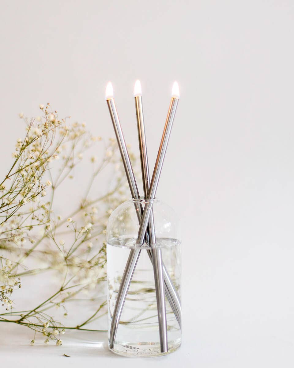 Everlasting Candle - SILVER Candles