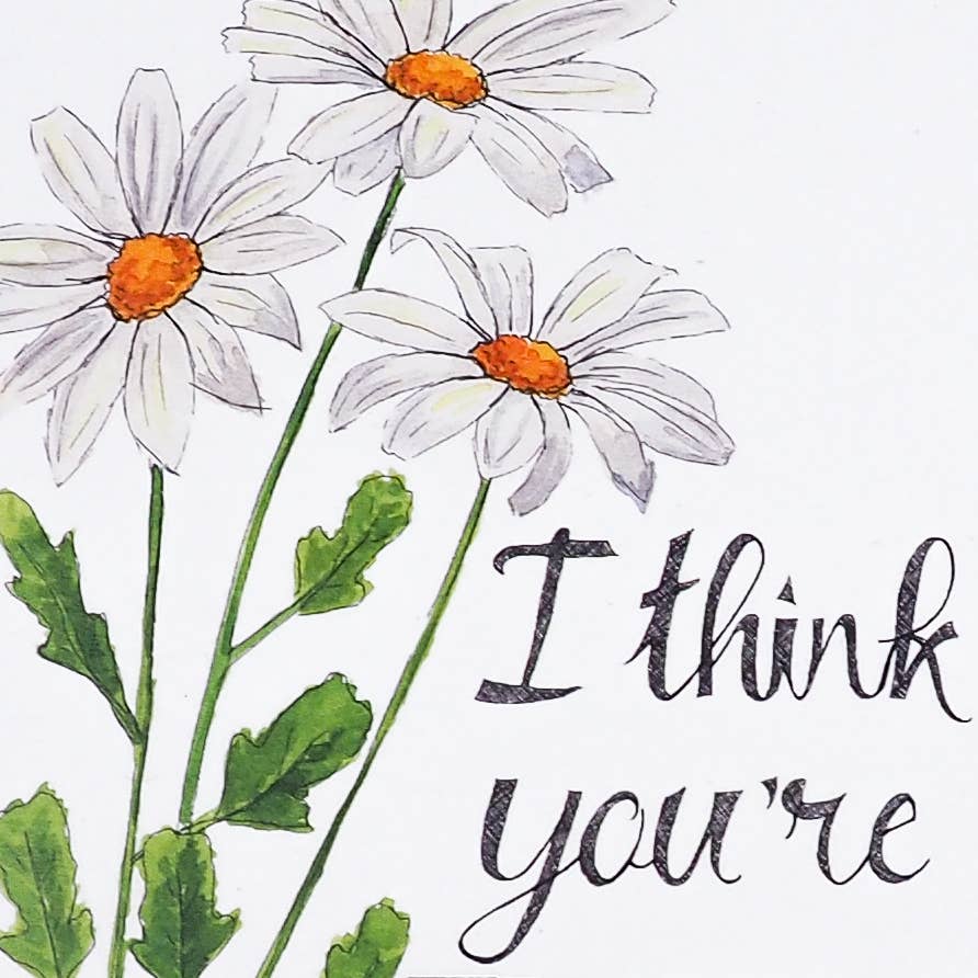 Naughty Florals - I Think You're Fucking Magical Card