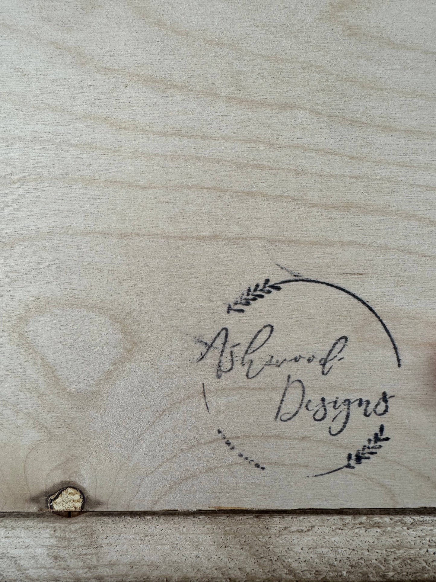 Ashwood Designs - You are my sunshine: Dark Walnut / 13x13